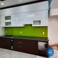 Tủ bếp Thùng 304, Cánh Acrylic