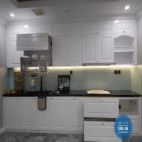 Tủ Bếp Tân Cổ Điển sơn cao cấp InChem 
